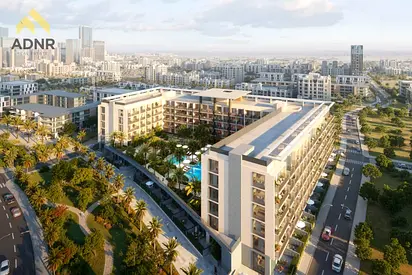 Furnished Studio | Binghatti Aurora | Pool & Downtown View