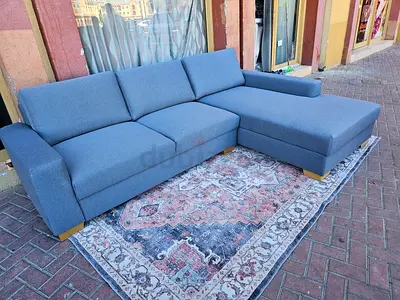 Ikea dark grey Lshape sofa