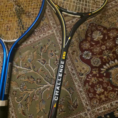 Two New / Unused Challenger/Slazenger Rackets. AED 95 for both.