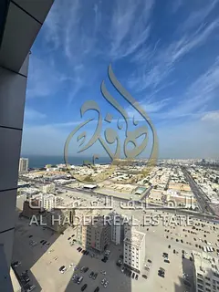 **2BR + Maid’s Room for Rent in Al Khan, Sharjah | Sea View | All Master | Central AC & Gas | Free