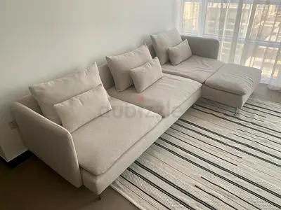 Ikea Sodhremn L Shape Sofa Beige