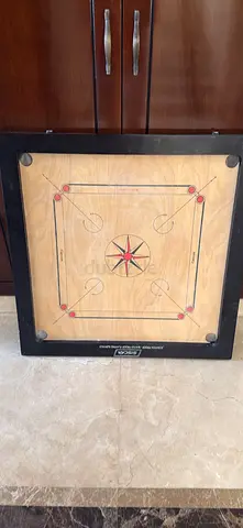 Classic Wooden Carrom Board - Good Condition