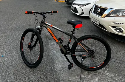 Ofter Mountain Bike in Black and Orange