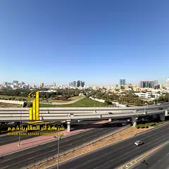 Luxury apartment, second occupancy, one bedroom and living room with a balcony and open view. Ajman