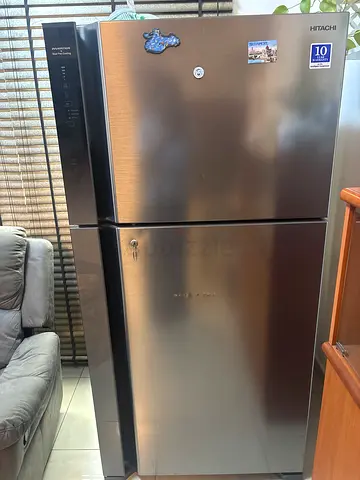 Hitachi double-door refrigerator, good working condition