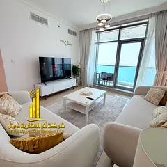 A fully furnished 2-bedroom apartment, with sea view balcony, including all services, with a gym, sw