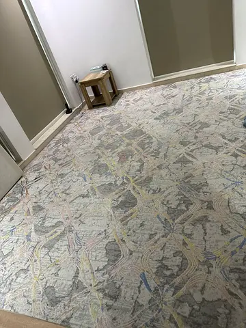 Large Abstract Modern Area Rug - Neutral Tones