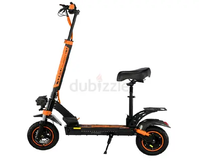 Kugoo - D11 Plus Electric Scooter - Black and Orange