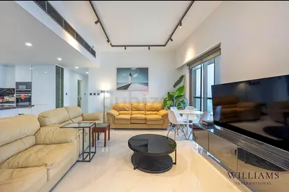 Beige Leather 3-Piece Sofa Set in Modern Living Room