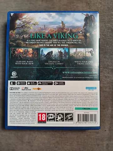 Assassin's Creed Valhalla (PS4) - Good Condition, Original Case