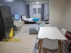 A golden opportunity! Luxurious, fully furnished studio apartment for monthly rent in Ajman One Towe