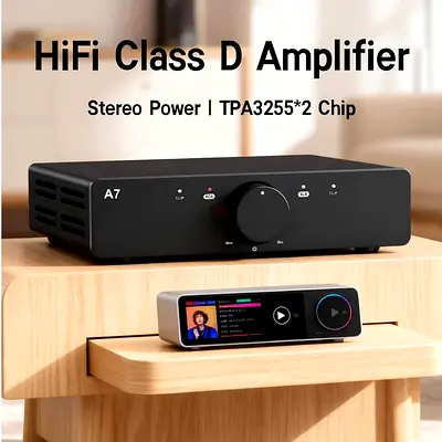3e Audio A7 Next-Gen HiFi Stereo Amplifier | Home Theater Amplifier