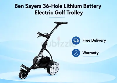 Ben Sayers 36-Hole Lithium Battery Electric Golf Trolley
