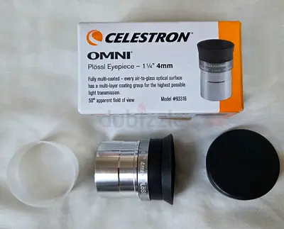 Celestron Omni 4mm Plossl 1.25" Telescope Eyepiece - Good Condition