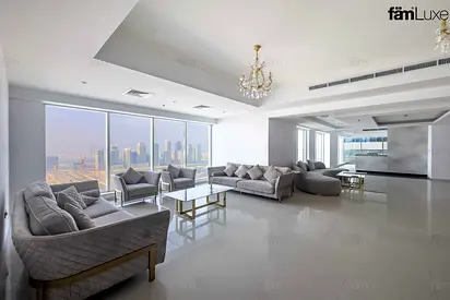Panoramic Sea & Palm View | Open Living Layout