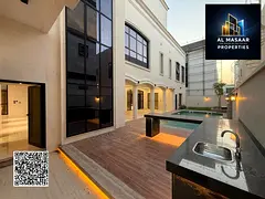 Classic villa for sale in Ajman, 6000 sq ft - (with modern elevator + luxury swimming pool + elegant