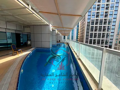 باركن مجاني، جيم ومسبح مجاني، تكييف مركزي، غاز مركزي، برج عائلي، صيانة مجانية. غرفتان وصالة، بلكونة، غرفة خادمة، ستور كبير، إطلالة بانورامية، المجاز 3