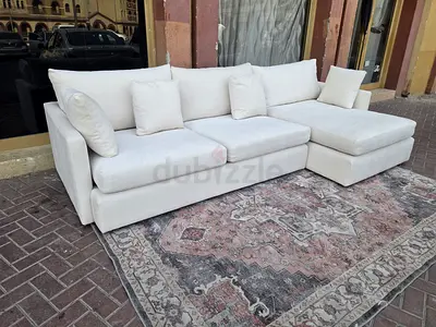 Crate&barrel lounge deep L shape sofa