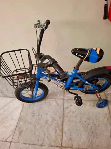 VLRA Kids Bicycle with Training Wheels and Front Basket