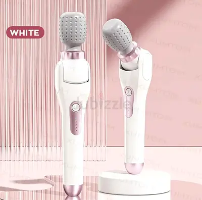 Handheld Waterproof Personal Massager - White/Pink