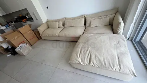 Almost Brand new condition Marina home Feather filled sofa
