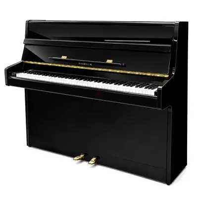 25% Discount Samick S-1085 Upright Piano – Black