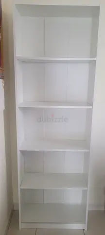 IKEA Bookcase, white, 60x180 cm