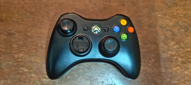 Microsoft Xbox 360 Wireless Controller - Black (Used, Working, Windows only)