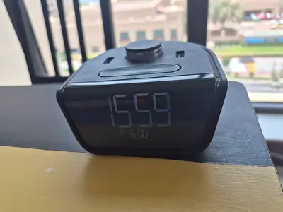 Bedside alarm clock + usb charger