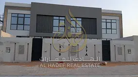 Luxury First Tenant Villa for Rent in Al Hoshi Sharjah 5 Master Bedrooms Smart Home Private Elevator