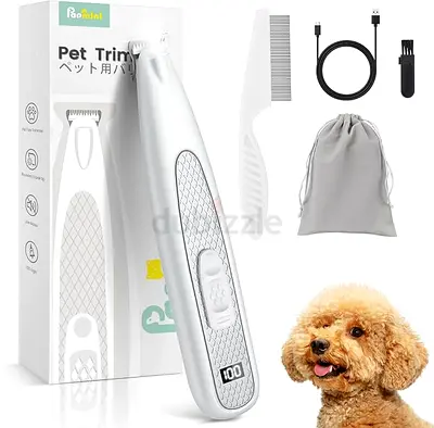 Rechargeable Pet Grooming Clippers – Quiet USB Trimmer for Small Dogs & Cats