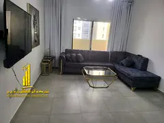 Luxury apartment, second occupancy, two bedrooms, living room, and open balcony. Ajman, Al Nuaimiya.