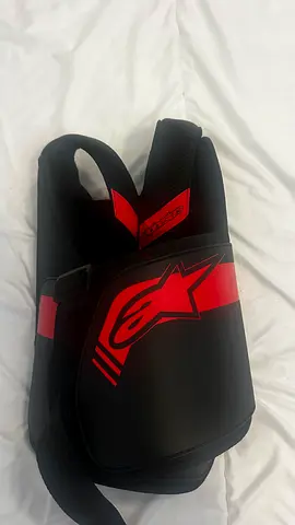 Alpinestars karting rib protector / support - black/red, good condition