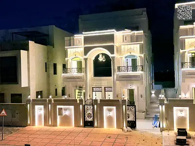 A miniature palace for sale in Al Bahia - Ajman combines luxury and comfort in one home… A sophisticated investment and an unmissable residential oppo