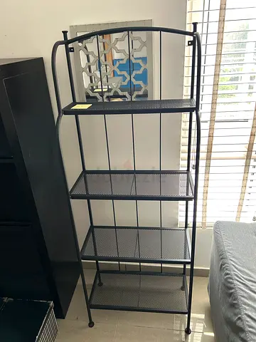 5-tier Metal Shelving Unit / Display Rack - Black