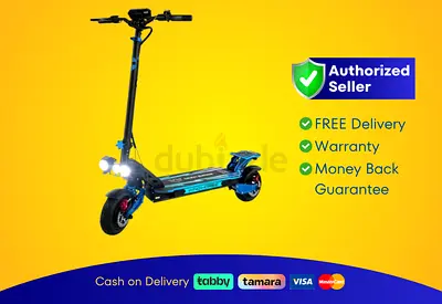 Wind Horse Electric Scooter 3600W 65KM Range 80KM Speed, H8 - Blue | Brand New | Warranty | FREE D