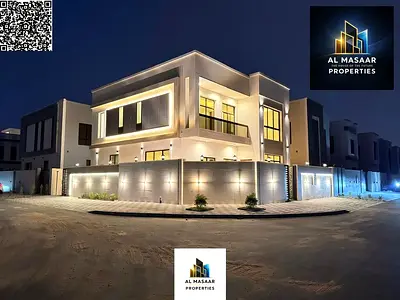 Corner villa in Al Yasmin Gardens area, land area 3500 square feet. Price includes registration and