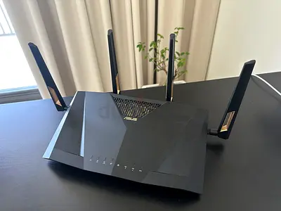 ASUS RT AX88u Dual-Band Wireless Router (4 External Antennas) - Good Condition
