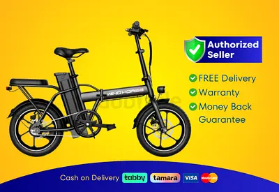 Wind Horse Electric Scooter 350W 30KM Range 35KM Speed, W2 A - Black | Brand New |  Warranty | FREE