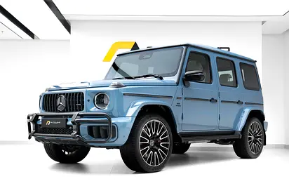 2025 MERCEDES BENZ G63 AMG. GCC. FULL CARBON. DOUBLE NIGHT PACKAGE. MAIN DEALER WARRANTY AND SERVICE