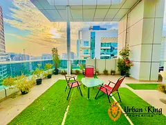 Huge Terrace Burj Khalifa & Canal View | 2BR Apartment | Art XV Tower