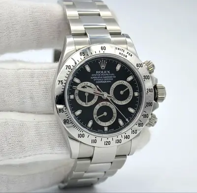 Rolex Daytona black dial Men’s Watch 1:1 Clone With Box And Card