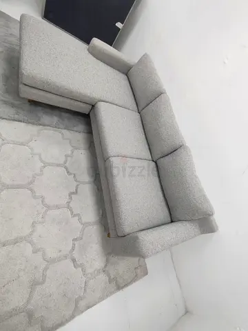 Like new condition west elm Eddy lshape sofa