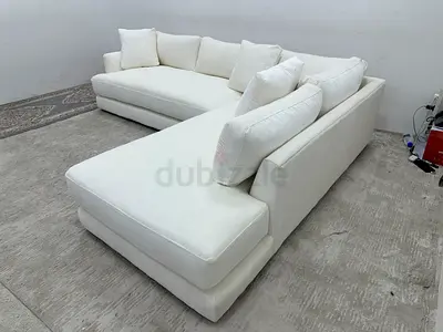 Same like new condition west elm lshape sofa