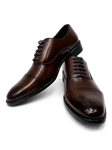Coffee Oxford dress shoes