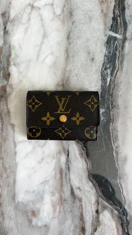 Original Louis Vuitton Monogram Compact Wallet Small Trifold
