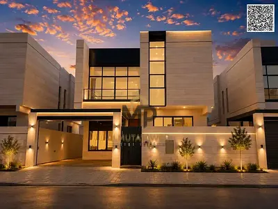 A unique opportunity to own property in Al Bahia – Ajman with excellent space and elegant design | 5 master bedrooms | Two floors + roof |