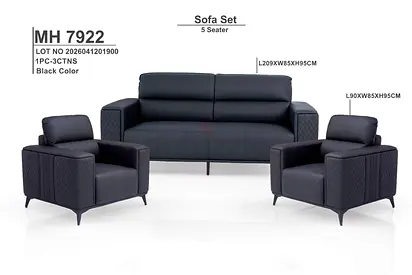 Brand new PU Five seater Office sofa set Available