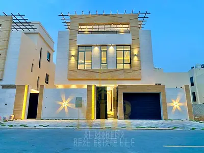 Villa in Al-Haliyo 2 with a swimming pool, two floors and a roof, all-inclusive price including ele
