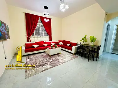 🏢Luxury fully furnished one-bedroom apartment for monthly rent in Al Nuaimiya 2, with easy access to Dubai and Sharjah | Includes bills and internet